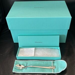 TIFFANY & CO Sterling Silver Baby Girl Ballerina Shoes - New in Box